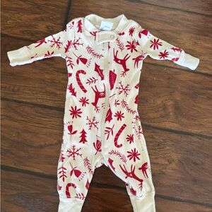 Hanna Andersson Red and White Kids One Piece